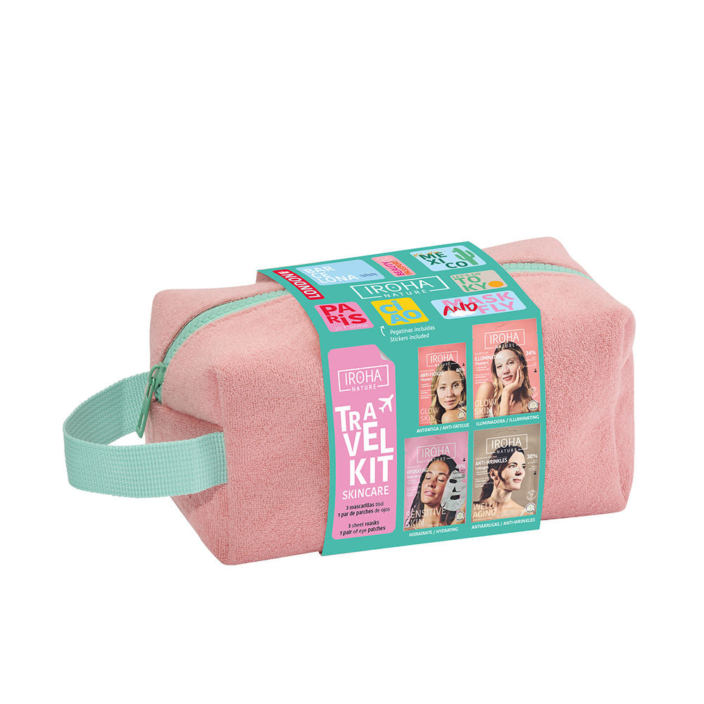IROHA TRAVEL KIT SKINCARE ESTUCHE 5 pz