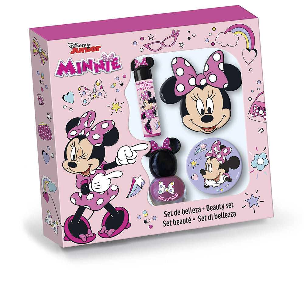 FROZEN MINNIE BELLEZA MAQUILLAJE ESTUCHE 4 pz