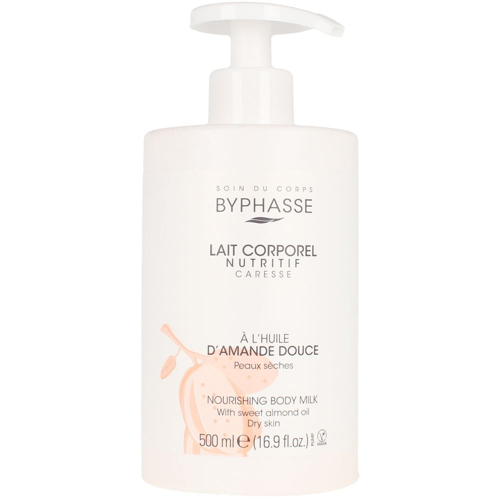 BYPHASSE LECHE CORPORAL nutritiva con aceite de almendra 500 ml