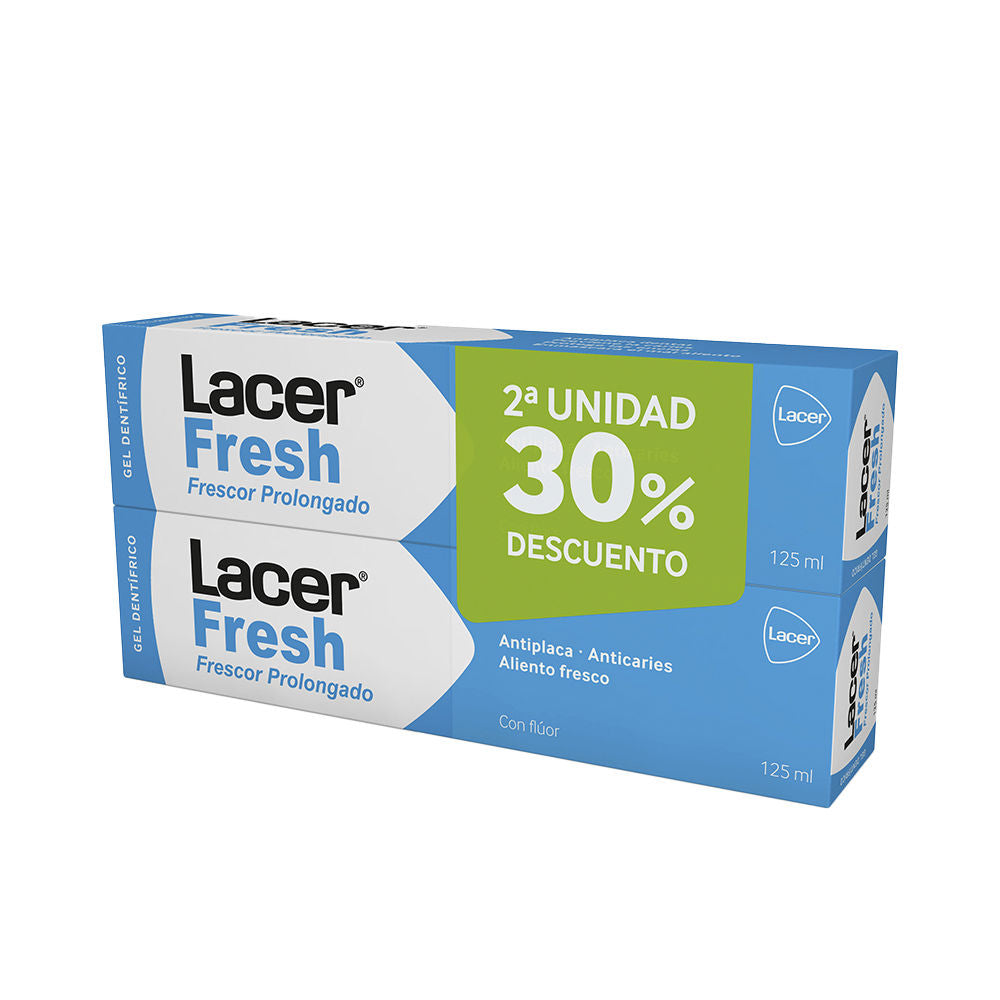 LACER LACERFRESH GEL DENTÍFRICO PACK 2 x 125 ml