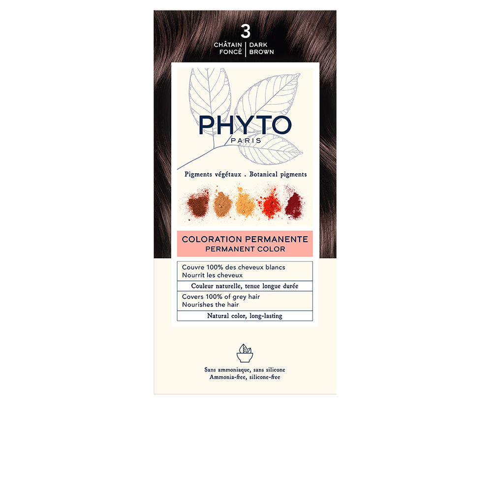 PHYTO PHYTOCOLOR #3-castaño oscuro 4 u