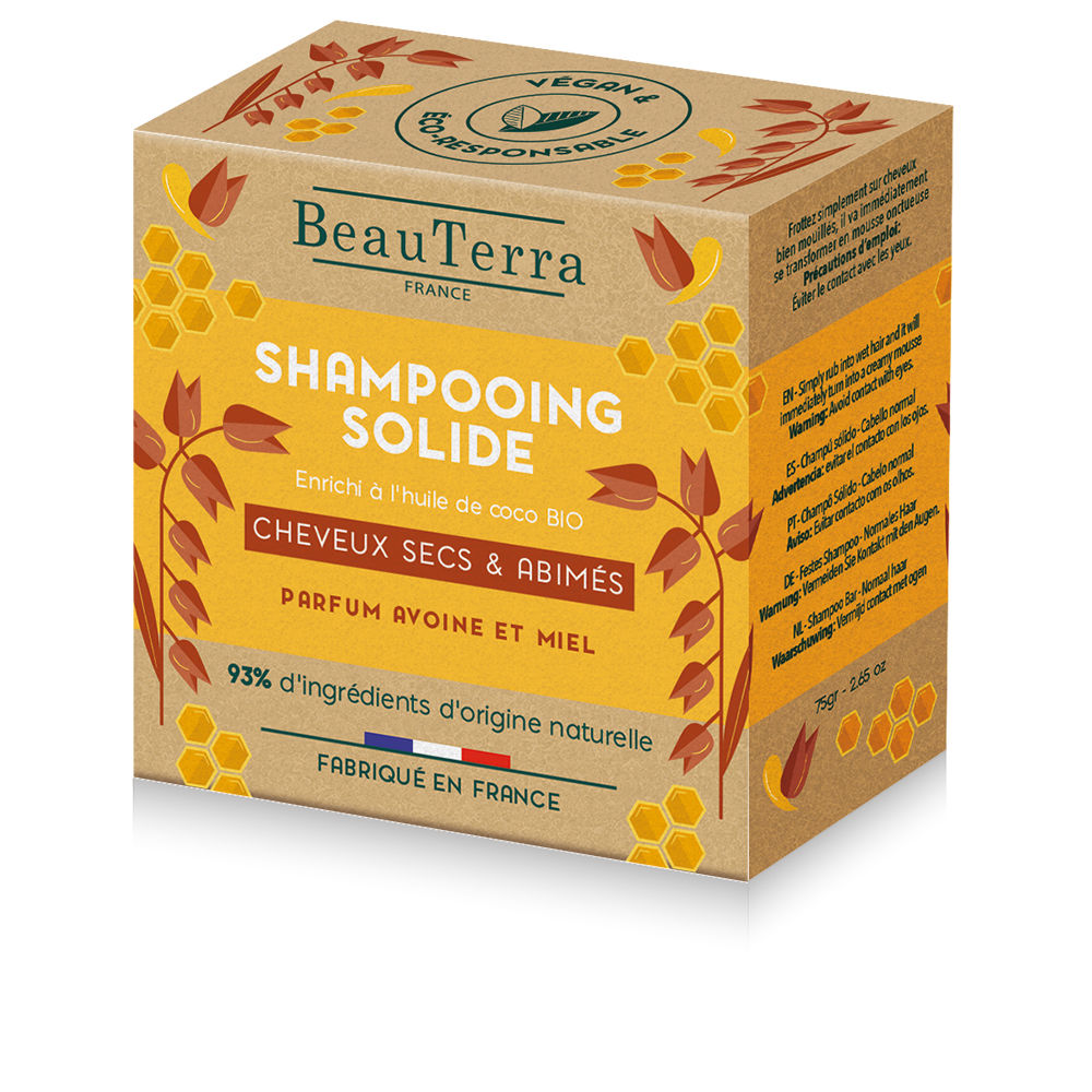 BEAUTERRA SOLIDE champú de avena y miel 75 gr