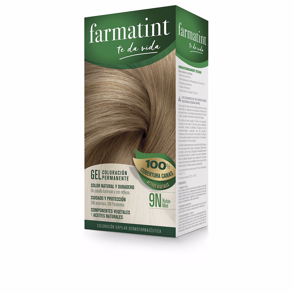 FARMATINT FARMATINT GEL coloración permanente #9n-rubio miel 5 u