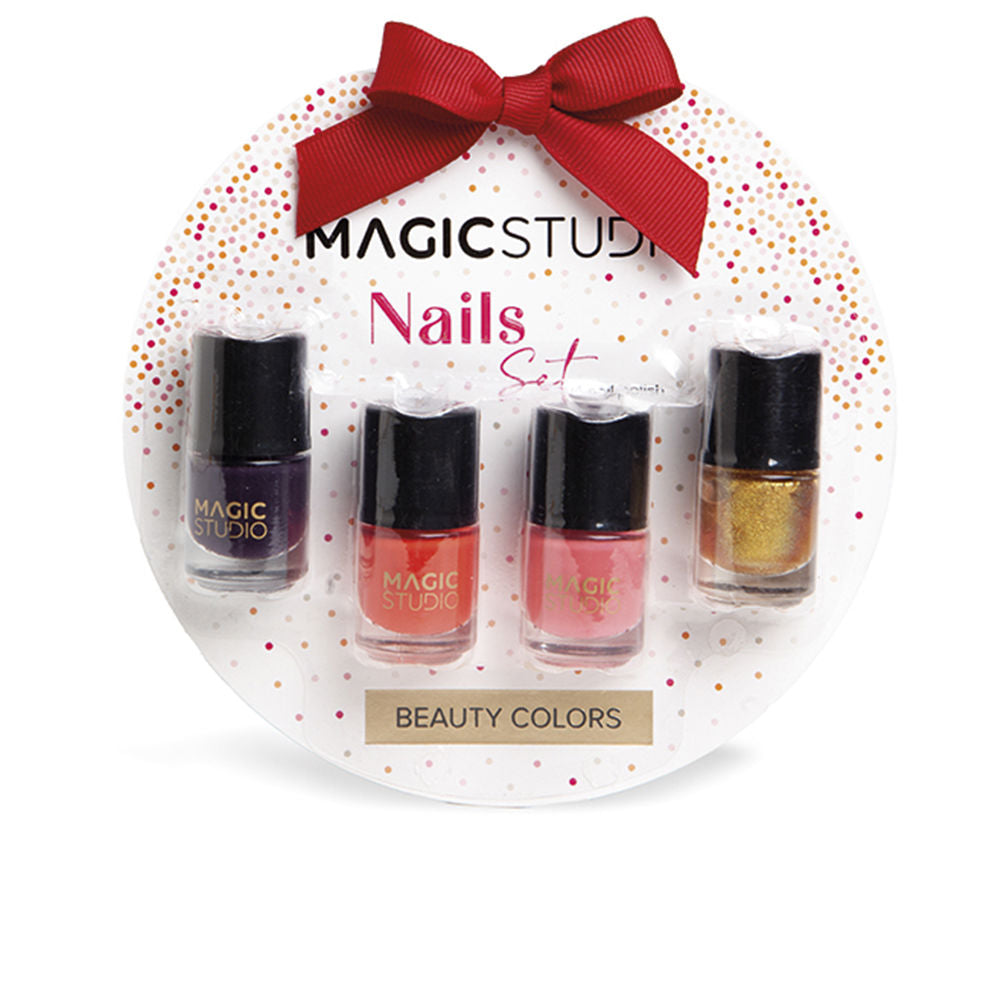 MAGIC STUDIO COLORFUL NAILS LOTE 4 pz