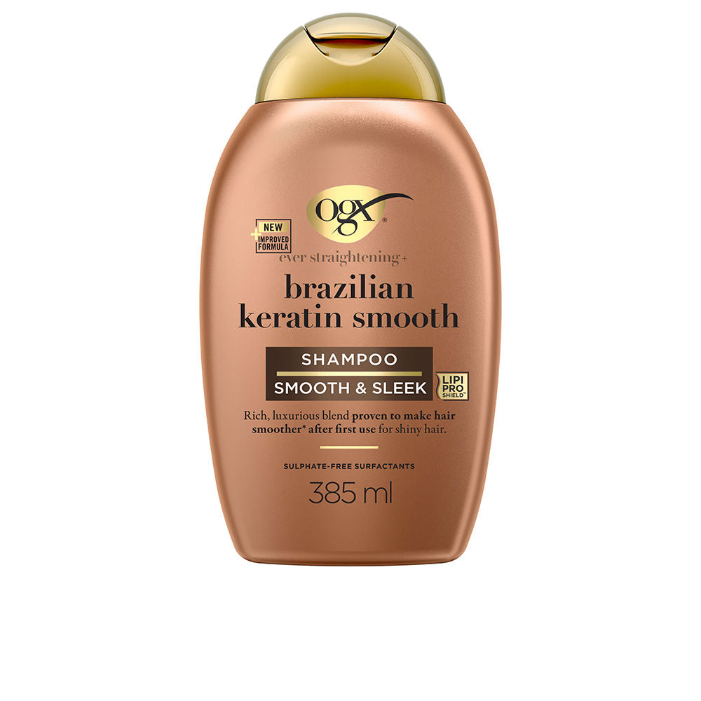 OGX Champú para cabello con QUERATINA BRASILEÑA 385 ml
