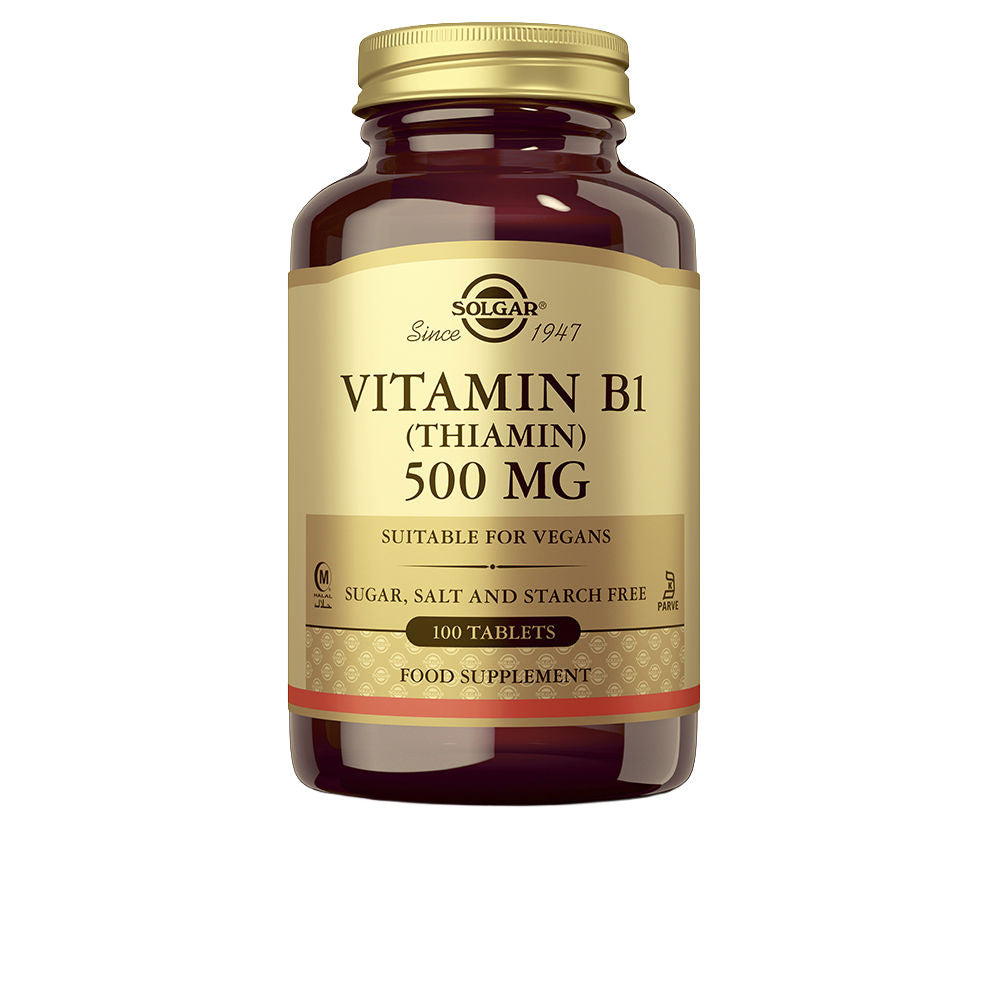 SOLGAR Vitamina B1 500 Mg Tiamina 100 Comprimidos