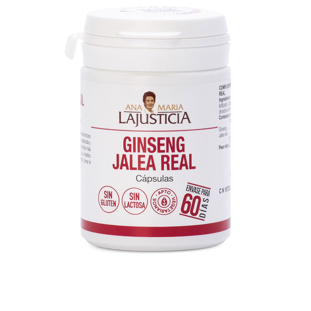ANA MARIA LAJUSTICIA GINSENG con jalea real 60 cápsulas