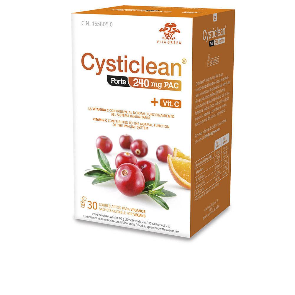 CYSTICLEAN CYSTICLEAN FORTE con PAC y Vit C y Arándano Rojo sobres 30 u