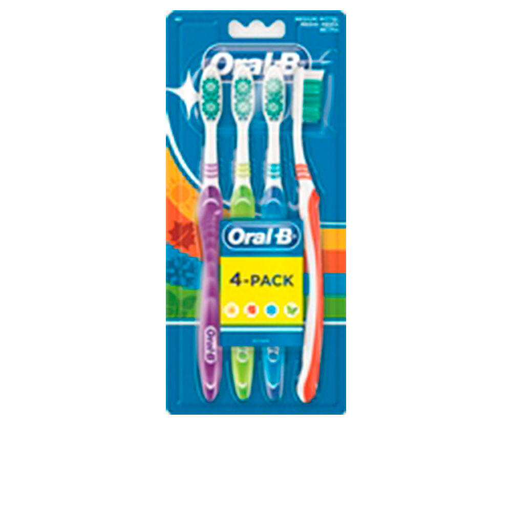 ORAL-B SHINY CLEAN cepillo dental #medio 4 u