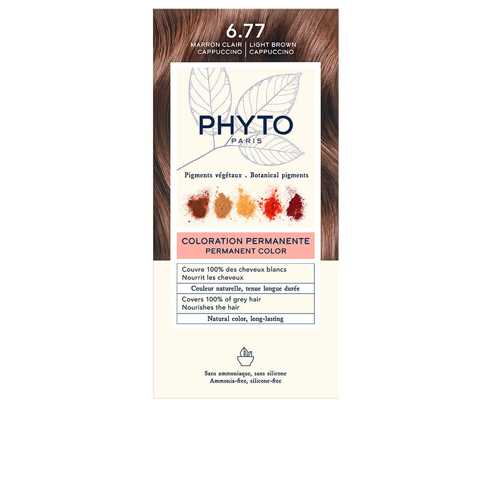 PHYTO PHYTOCOLOR #6.77-marrón claro capuchino 4 u
