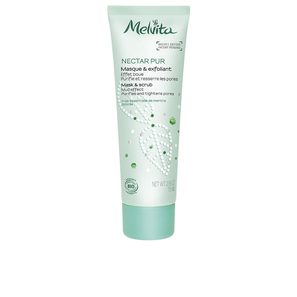 MELVITA NECTAR PUR mascarilla y exfoliante purificante 75 ml