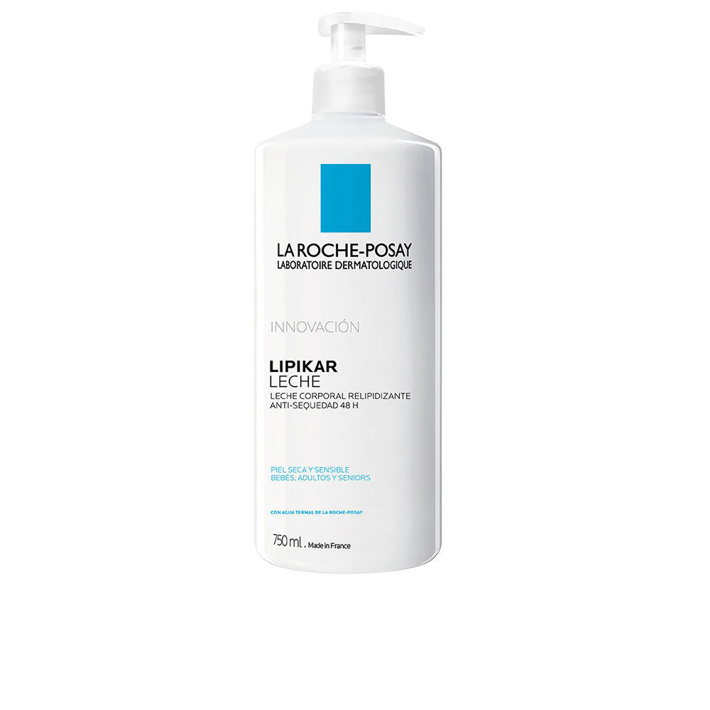 LA ROCHE POSAY LIPIKAR LAIT hidratante corporal relipidizante 48h y calmante para piel seca 750 ml