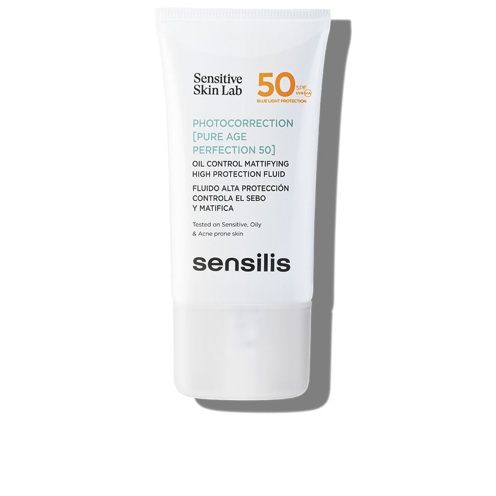 SENSILIS PHOTOCORRECTION [PURE AGE PERFECTION 50] fluido alta protección controla el sebo y matifica 40 ml