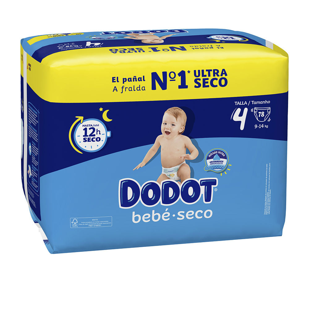 DODOT DODOT ETAPAS talla 4 pañales 9-14 kg 78 u