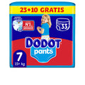 DODOT DODOT PANTS pañal-braguita talla 7 +17 kg 33 u