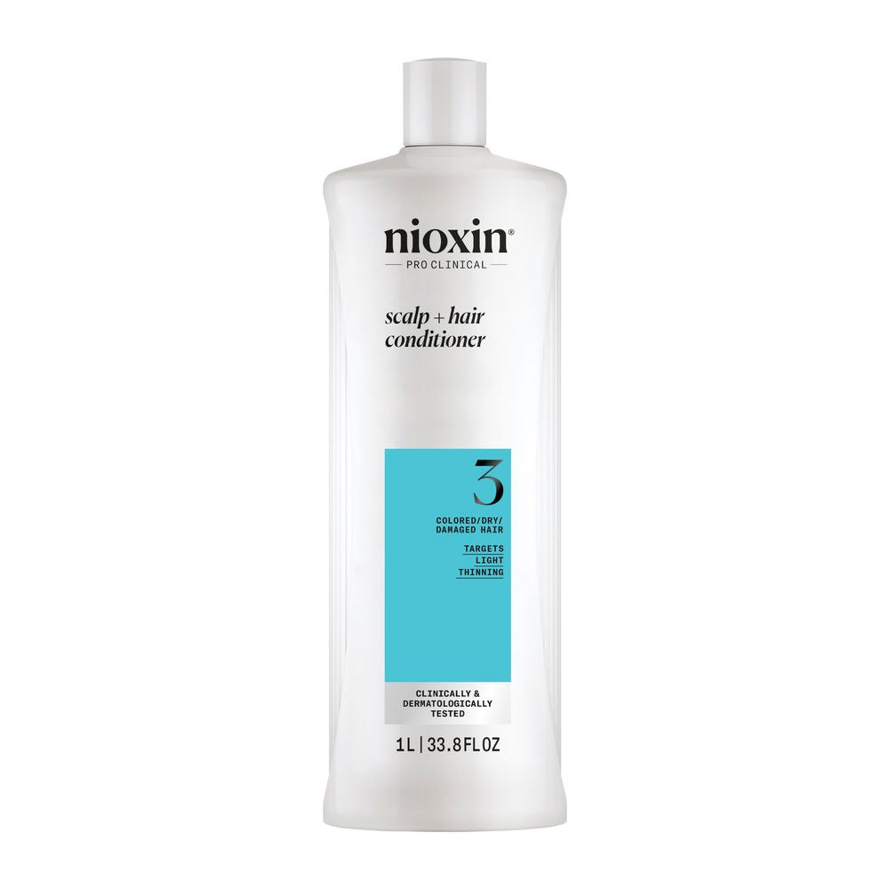 NIOXIN SISTEMA 3 - Acondicionador - Cabello Teñido y Dañado con Debilitamiento Leve 1000 ml