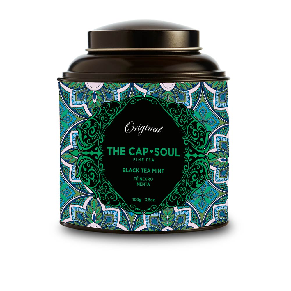 THE CAPSOUL TÉ GRANEL negro menta 100 gr