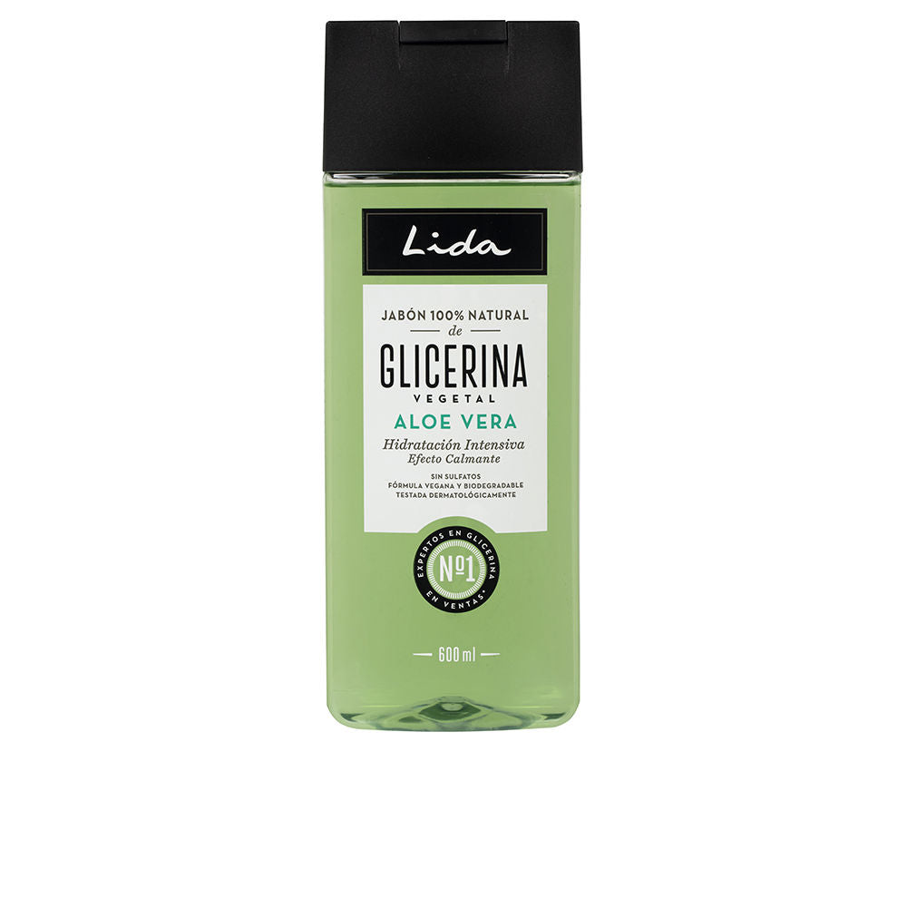 LIDA LIDA JABÓN 100% NATURAL glicerina y aloe vera 600 ml