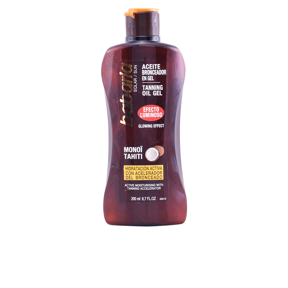BABARIA SOLAR ACEITE LUMINOSO bronceador SPF0 200 ml