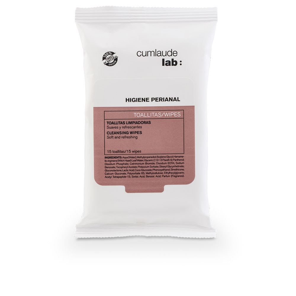 CUMLAUDE LAB CUM toallitas perianales 15 u