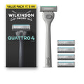 WILKINSON QUATTRO 4 máquina + 5 recambios 5 u