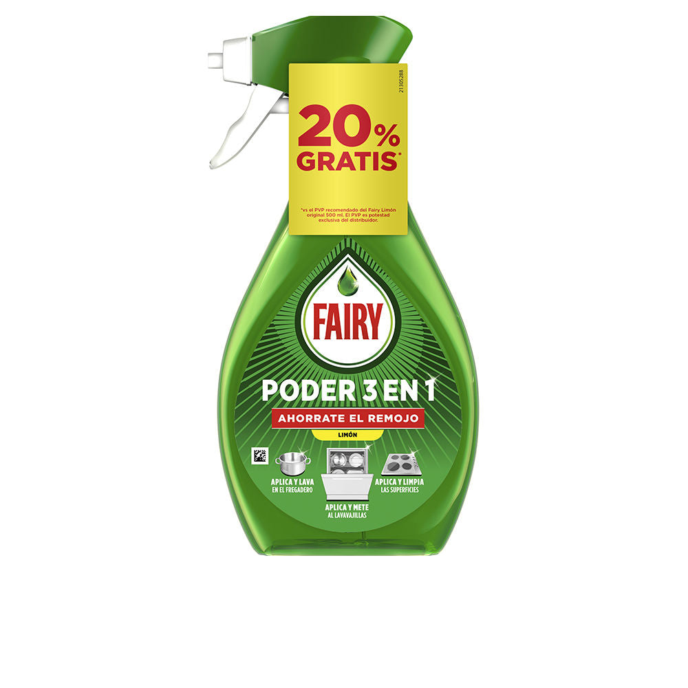 FAIRY FAIRY PODER 3 EN 1 LIMON pistola 500 ml