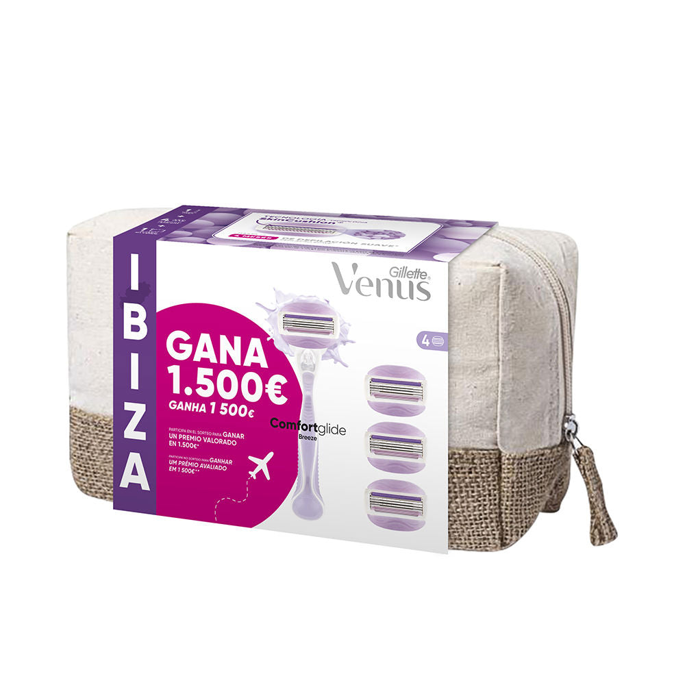 GILLETTE GILLETTE VENUS BREEZE NECESER IBIZA máquina + 4 recambios
