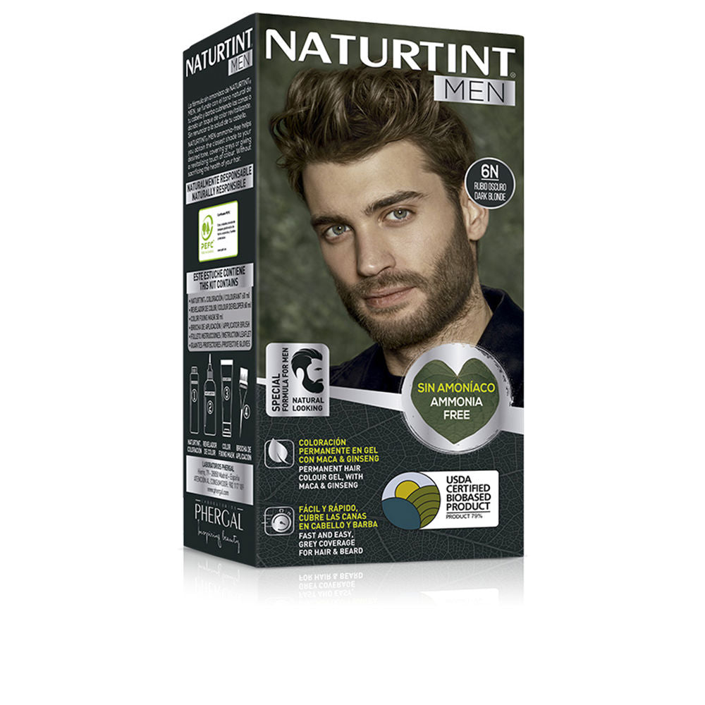 NATURTINT NATURTINT MEN tinte sin amoniaco #6Nrubio oscuro 1 u