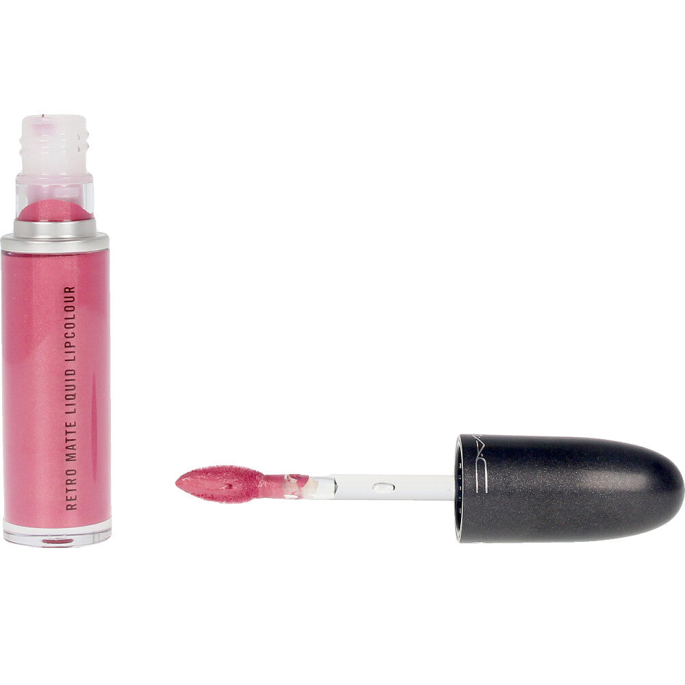MAC RETRO MATTE liquid lip colour #metallic rose5
