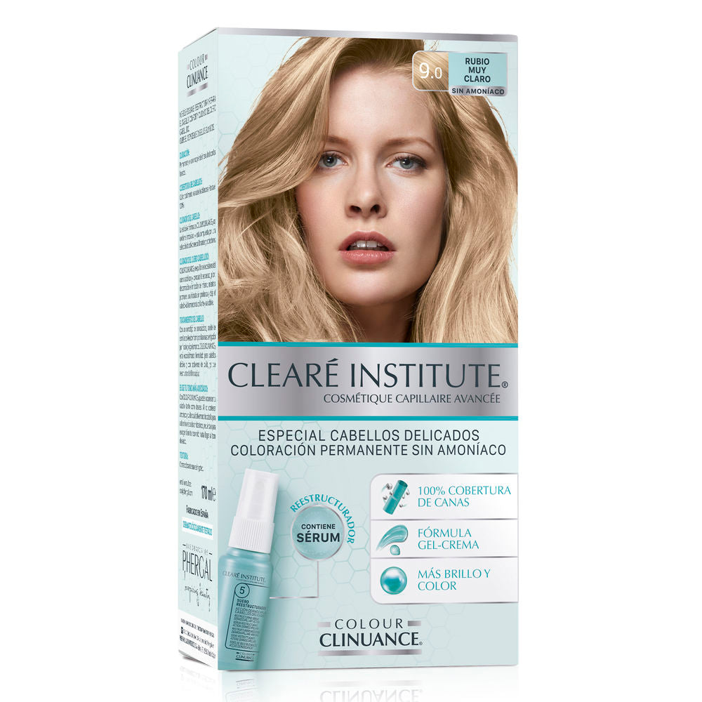 CLEARÉ INSTITUTE COLOUR CLINUANCE cabellos delicados #9.0-rubio muy claro 1 u