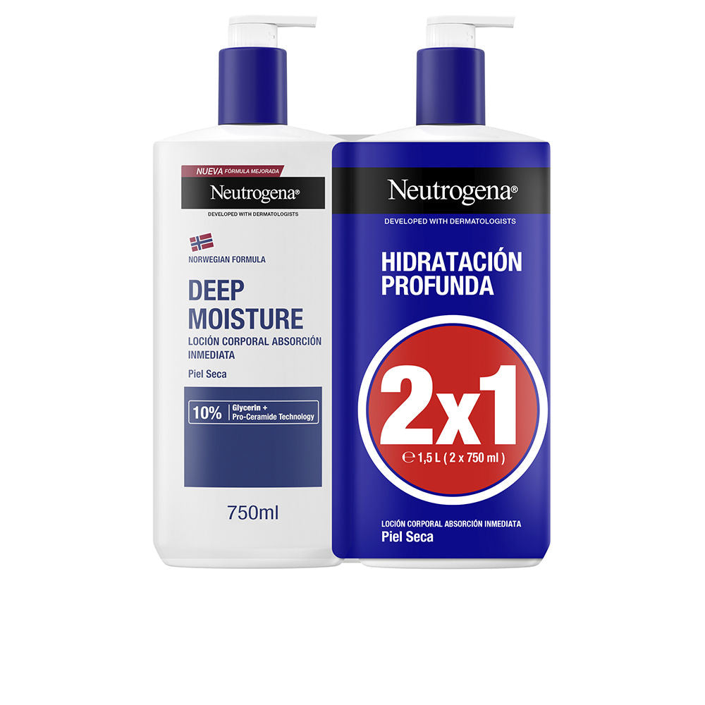 NEUTROGENA HIDRATACIÓN PROFUNDA loción piel seca pack 2 x 750 ml