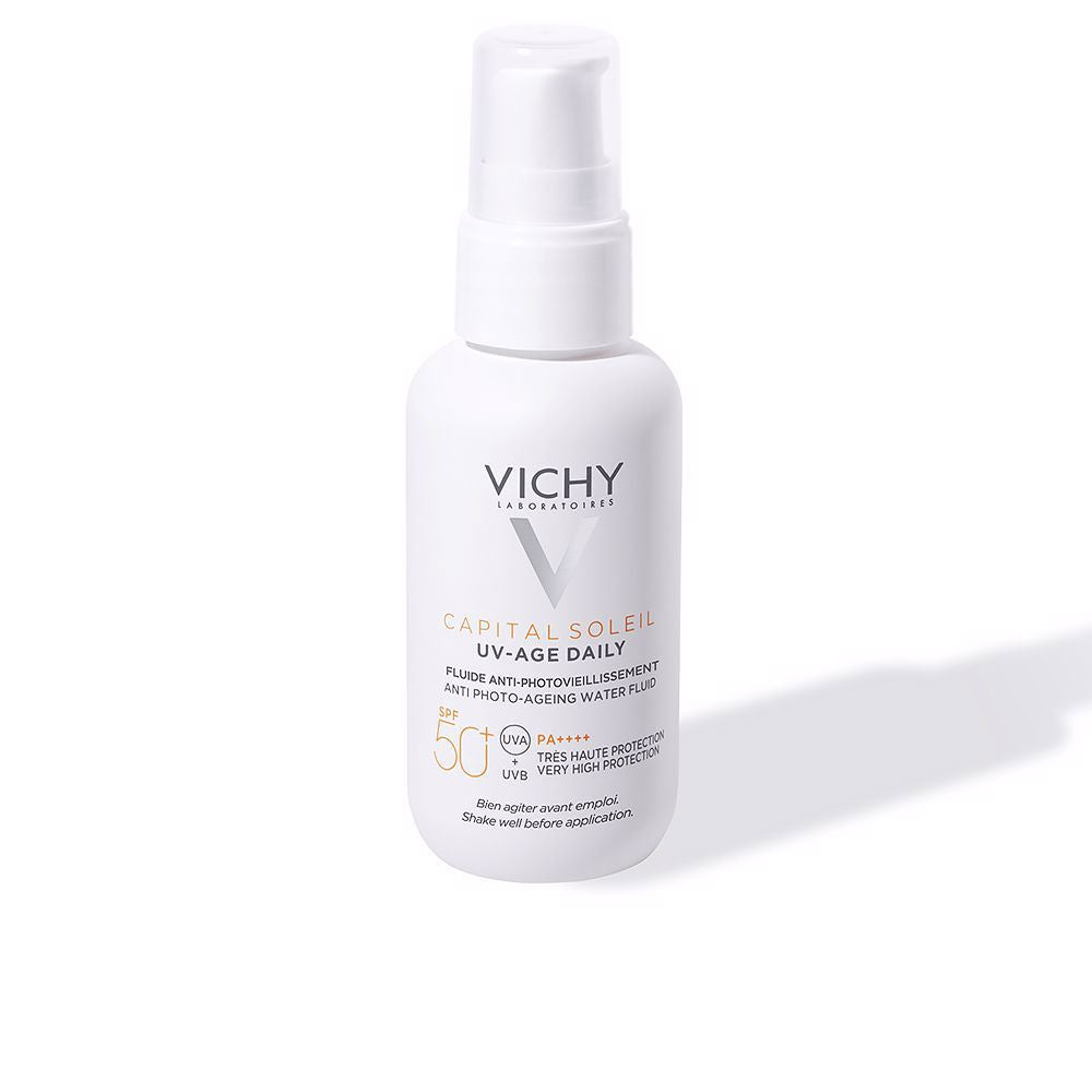 VICHY CAPITAL SOLEIL UV-AGE WATER FLUID fotoprotector antifotoenvejecimiento UVB / UVA SPF50+ 40 ml