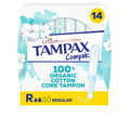 TAMPAX TAMPAX ALGODÓN 100% ORGANICO tapón regular 14 u
