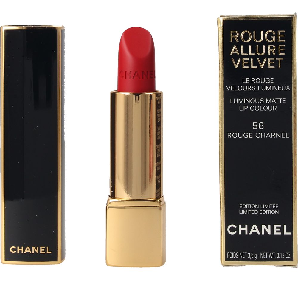 CHANEL ROUGE ALLURE VELVET #56-Rouge Charnel 3,5 gr