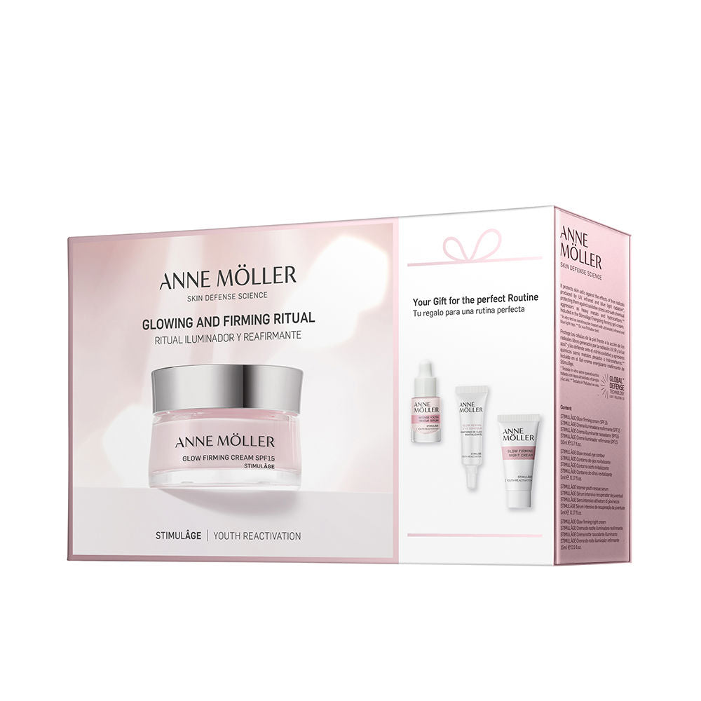 ANNE MÖLLER STIMULÂGE RITUAL ILUMINADOR Y REAFIRMANTE ESTUCHE 4 pz
