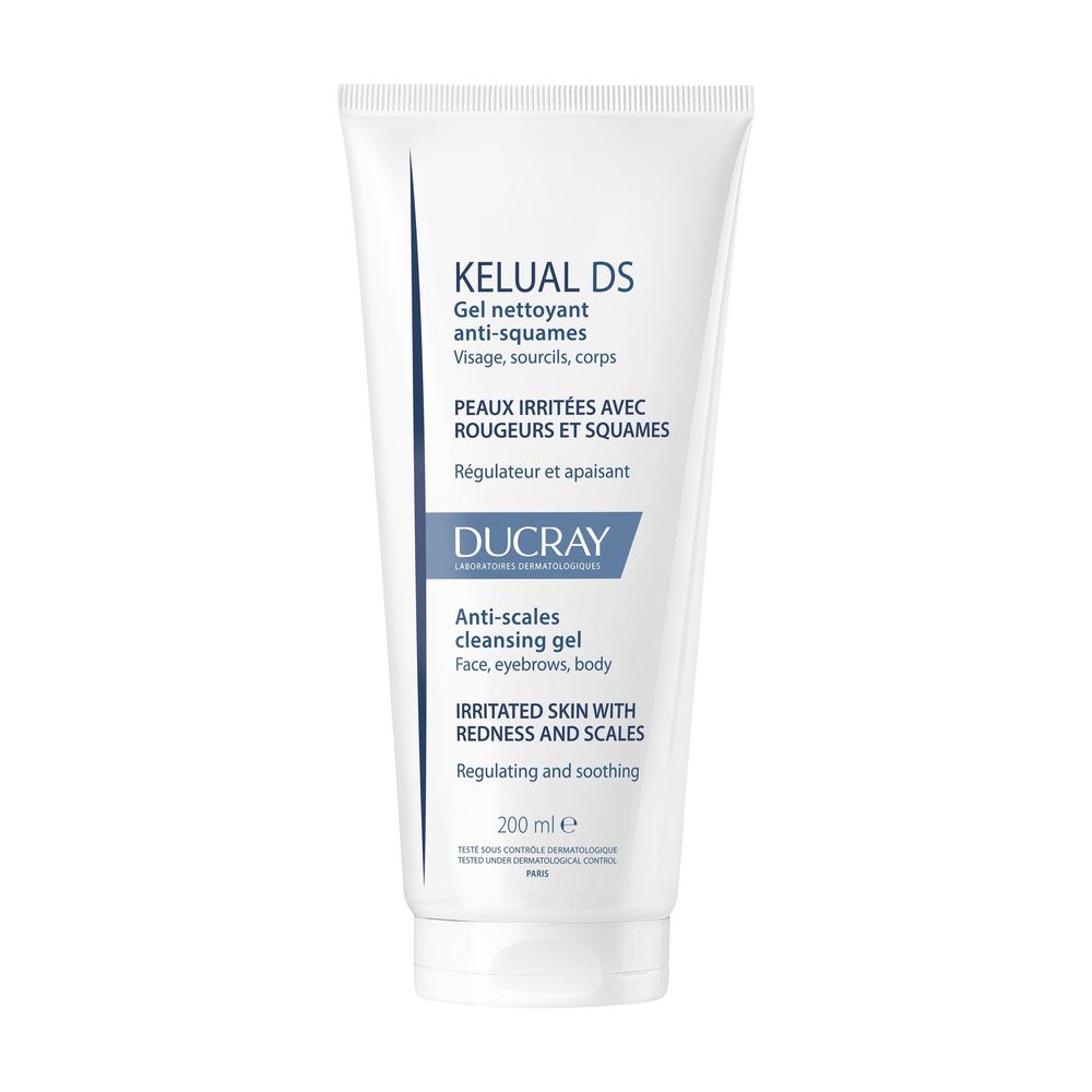 DUCRAY KELUAL DS gel limpiador facial para piel irritada 200 ml