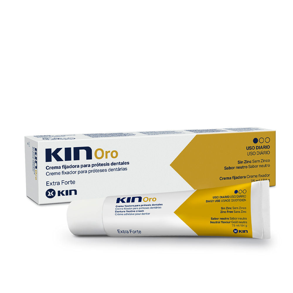 KIN KIN ORO crema fijadora para prótesis dentales 75 ml