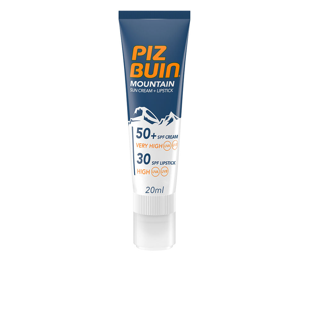 PIZ BUIN PIZ BUIN MOUNTAIN SPF50+ suncream 20 ml + lipstick F20 2,3 ml