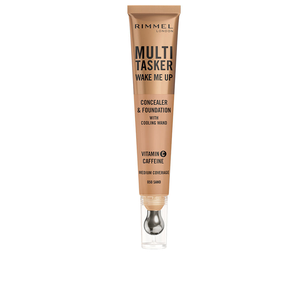 RIMMEL LONDON MULTITASKER WAKE ME UP corrector y base de maquillaje #Sand 20 ml