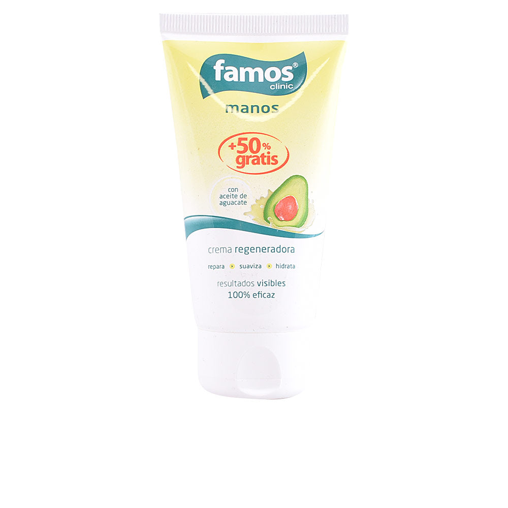 FAMOS FAMOS crema manos regeneradora aceite de aguacate 75 ml