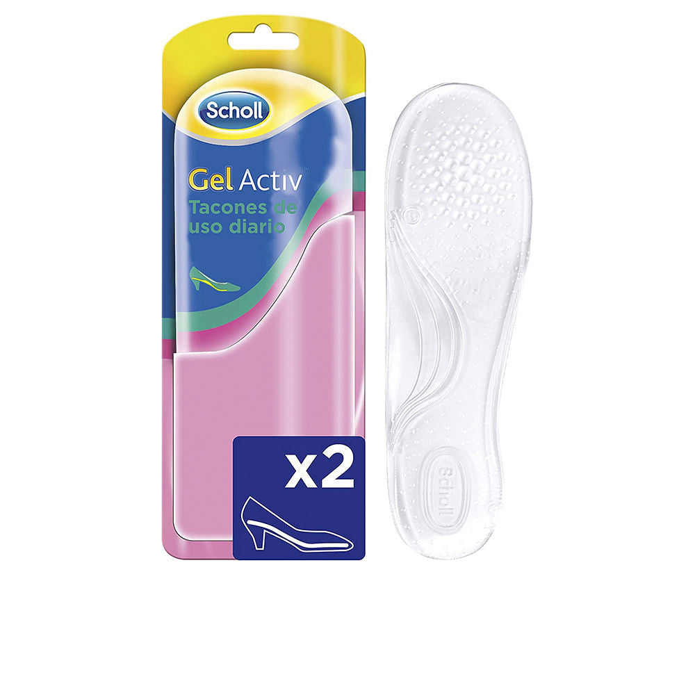 SCHOLL GEL ACTIV plantillas tacón de uso diario #Talla 35 - 40,5 1 u