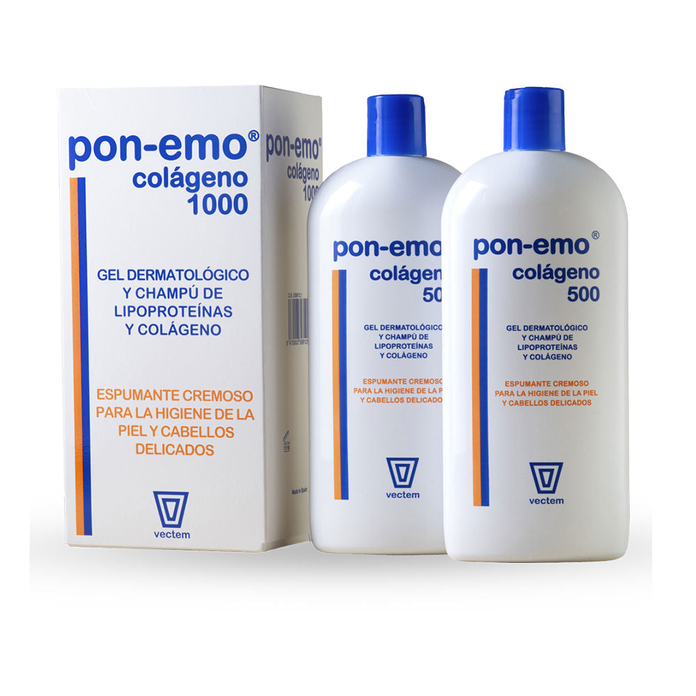 PON-EMO PON-EMO COLÁGENO gel dermatológico y champú pack 2 x 500 ml