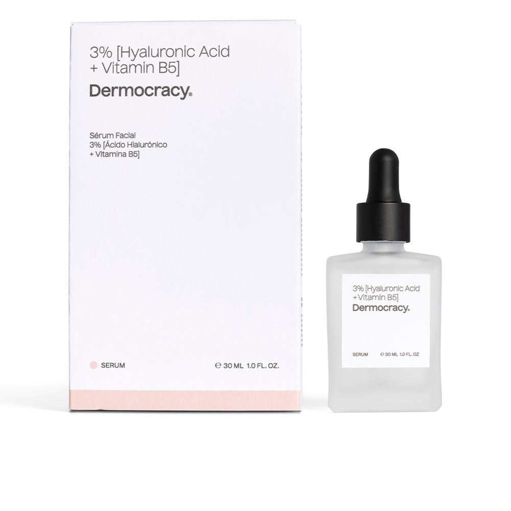 DERMOCRACY 3% [ÁCIDO HIALURÓNICO + VITAMINA B5] sérum facial 30 ml