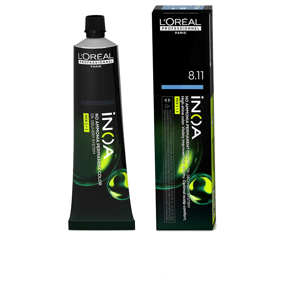 L'ORÉAL PROFESSIONNEL PARIS INOA no ammonia permanent color #8.11 60 gr