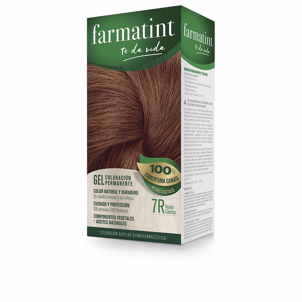 FARMATINT FARMATINT GEL coloración permanente #7r-rubio cobrizo 5 u
