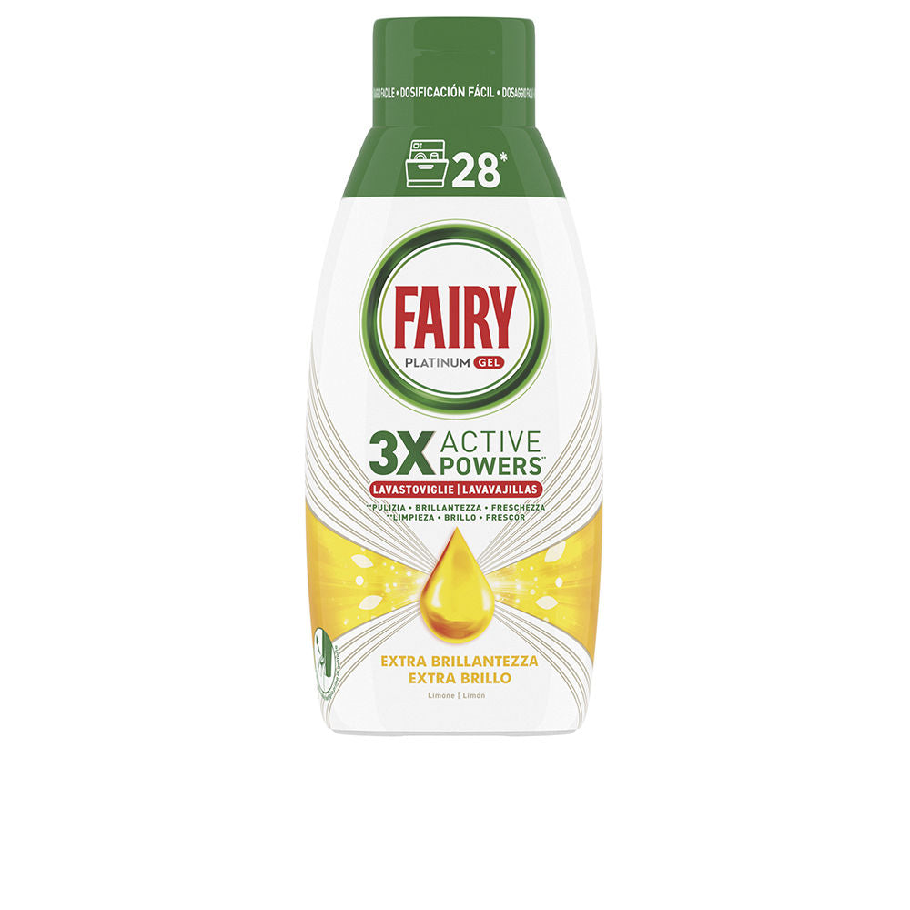 FAIRY FAIRY PLATINUM gel máquina limón 28 lavados