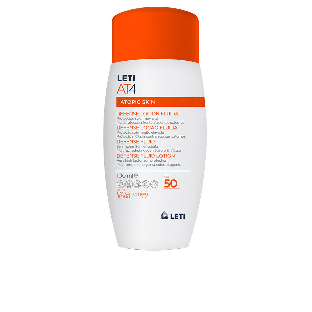 LETI PHARMA LETIAT4 ATOPIC SKIN defense loción fluida SPF50 100 ml