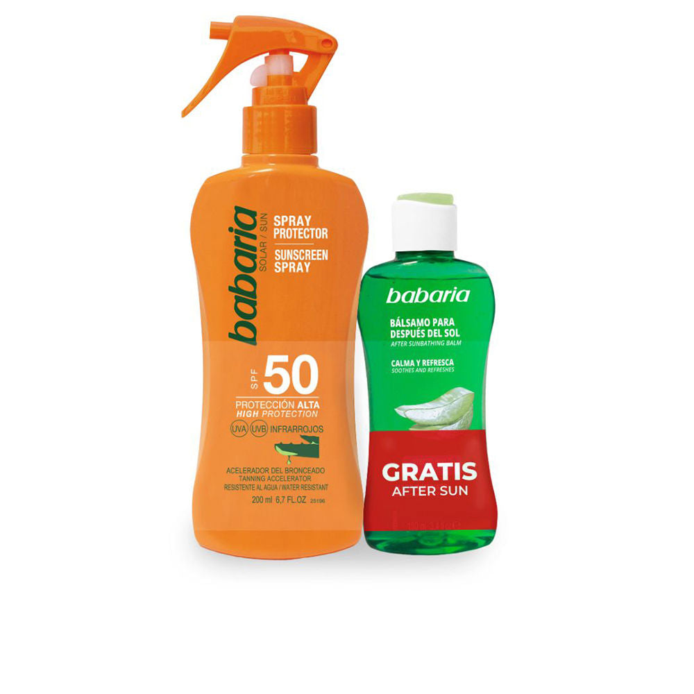 BABARIA SOLAR ALOE SPF50 ESTUCHE 2 pz