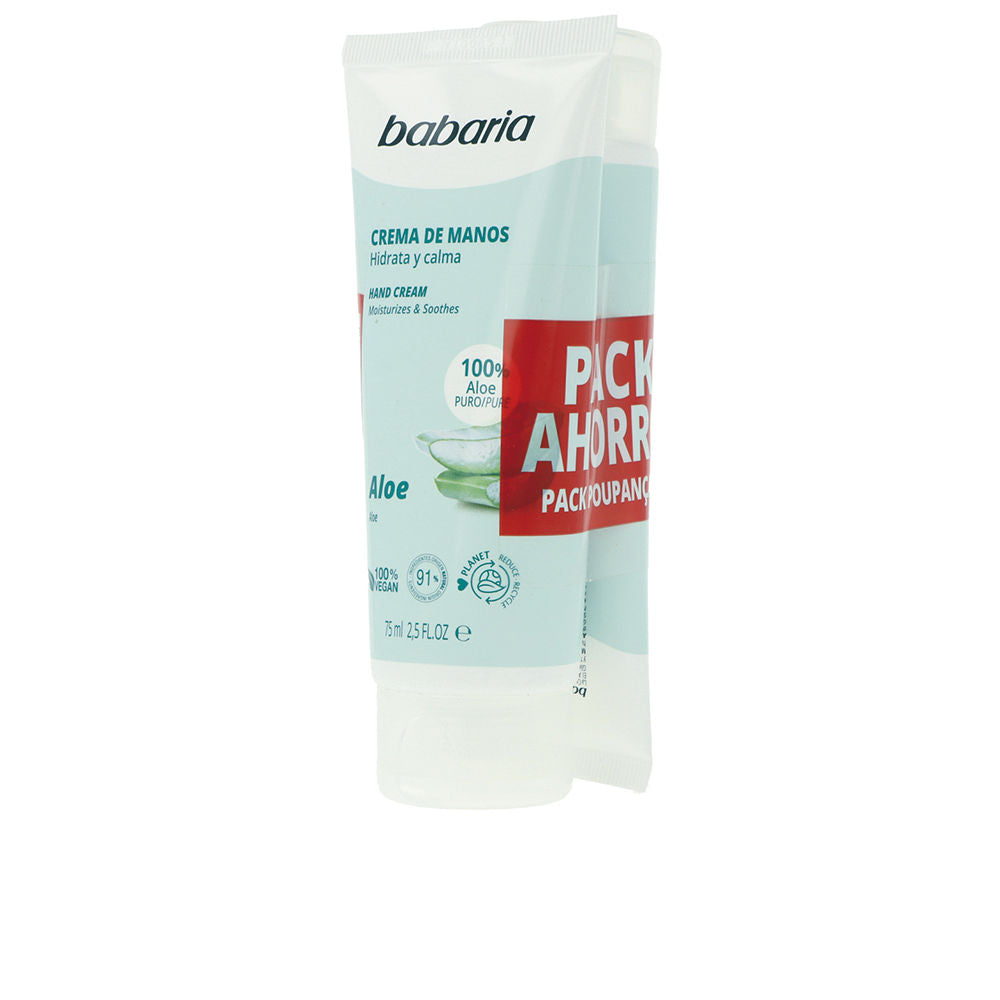 BABARIA ALOE VERA CREMA MANOS LOTE 2 x 75 ml