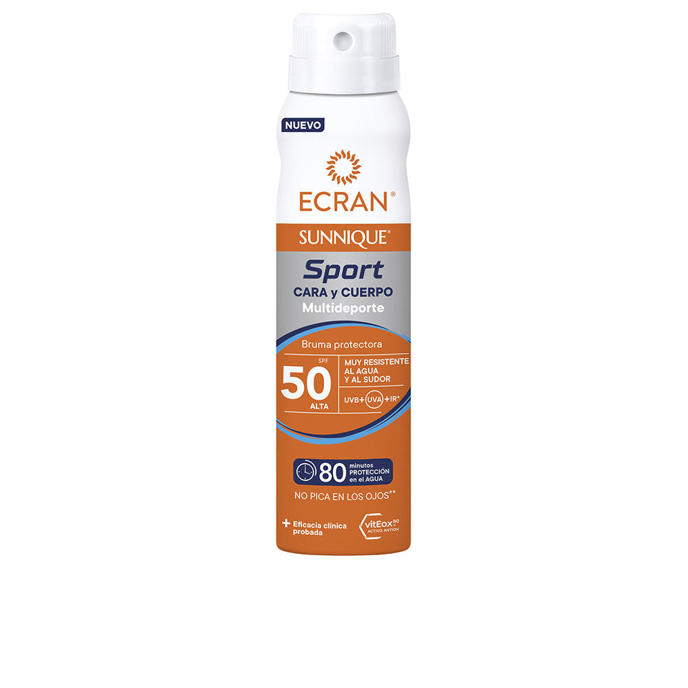ECRAN ECRAN SUNNIQUE SPORT bruma cara y cuerpo 75 ml